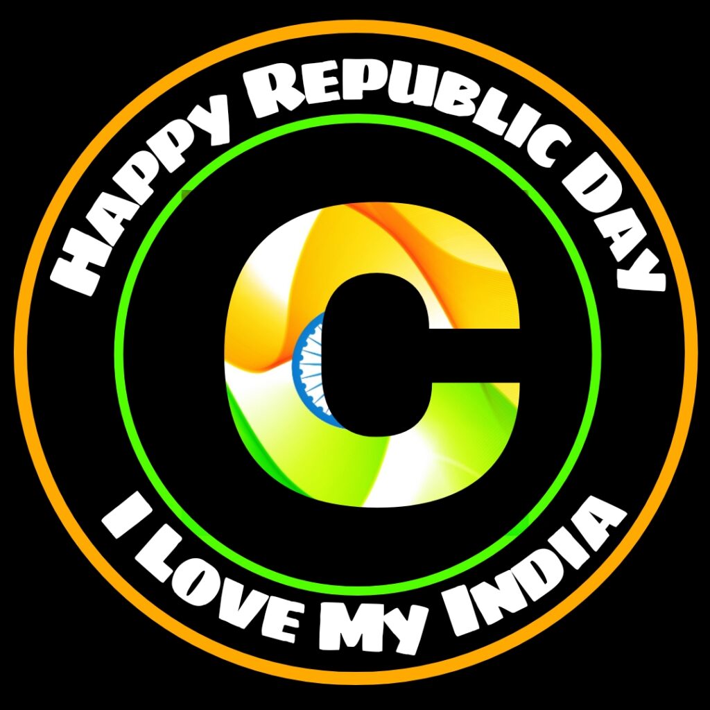 C Alphabet Republic Day Images