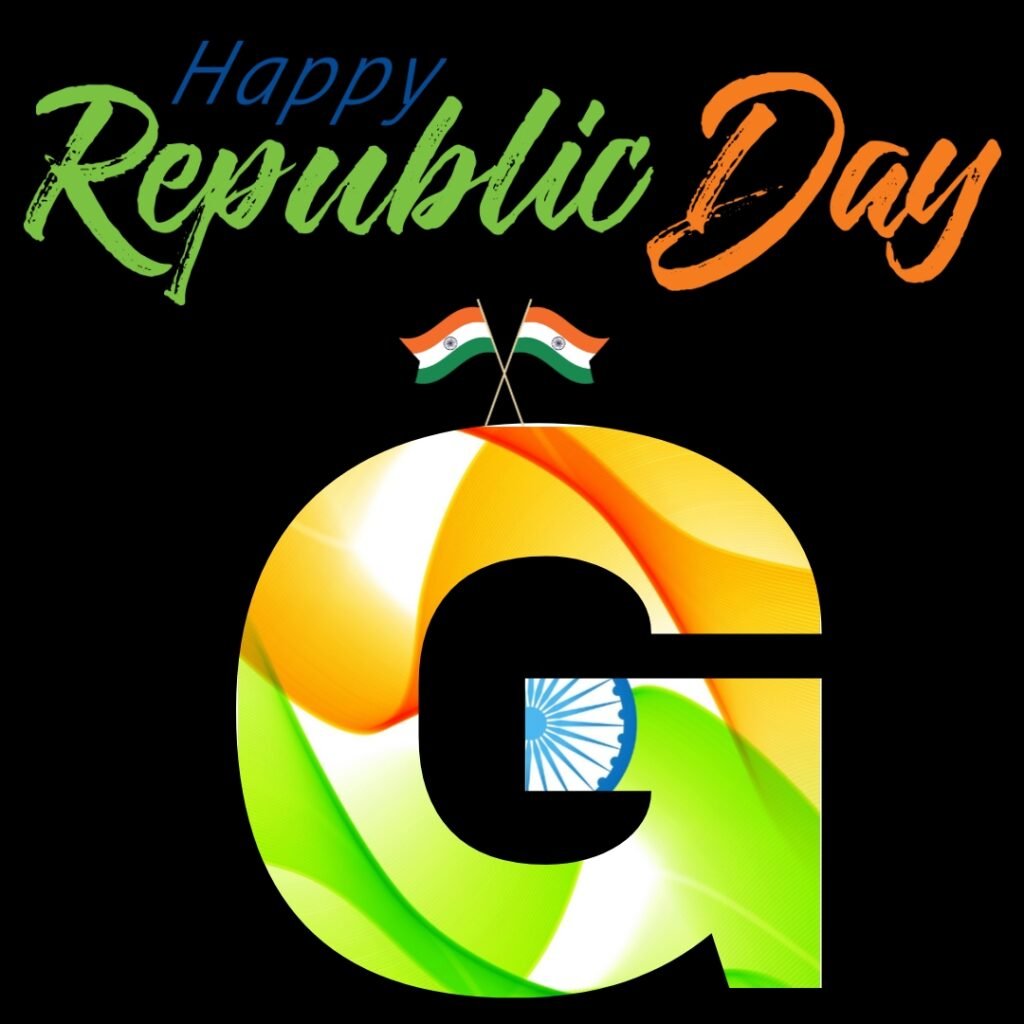 G Alphabet Republic Day DP