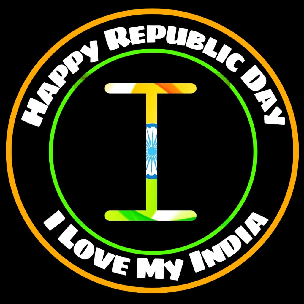 I Alphabet Republic Day Images