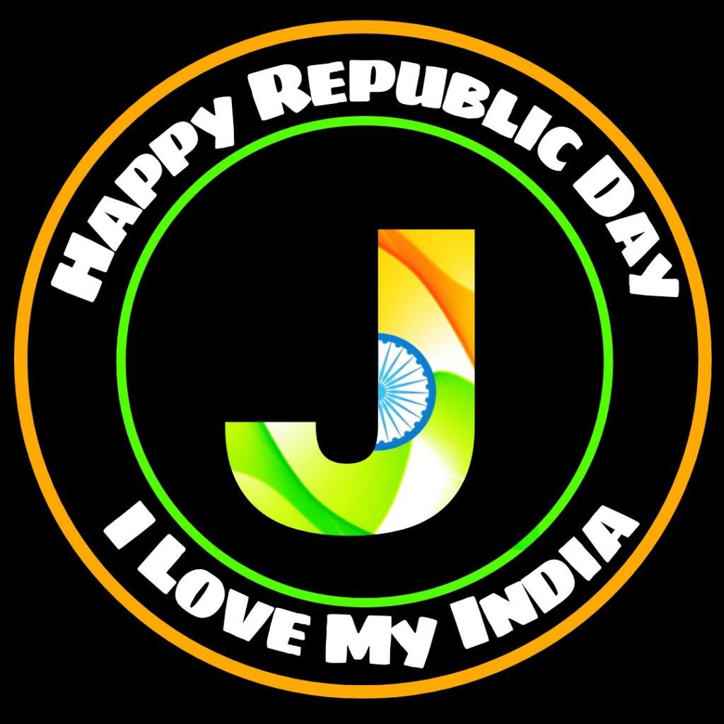 J Alphabet Republic Day Images
