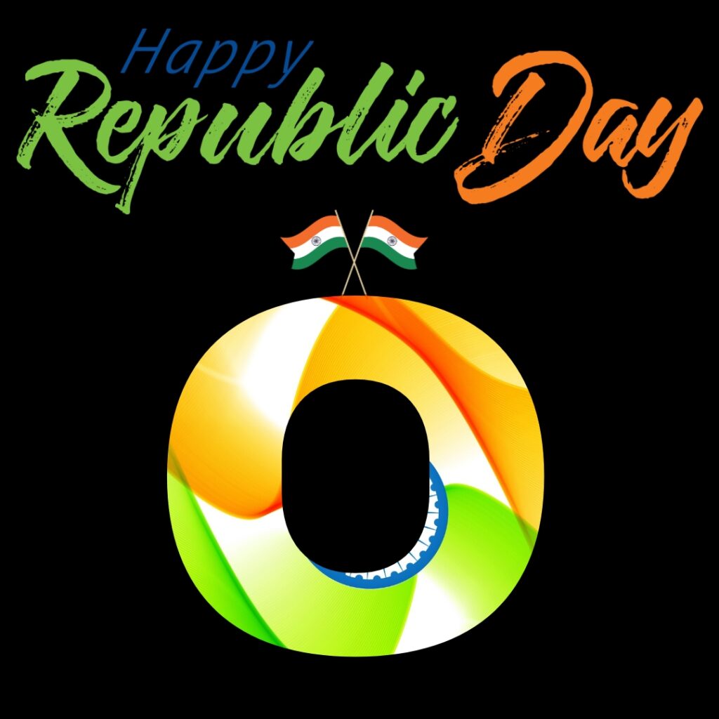 O Alphabet Republic Day DP