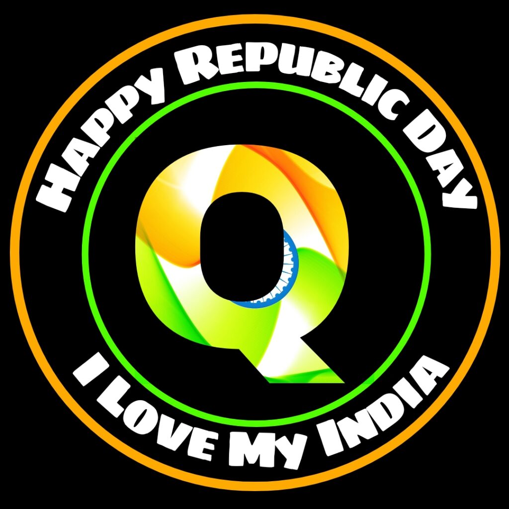 Q Alphabet Republic Day Images