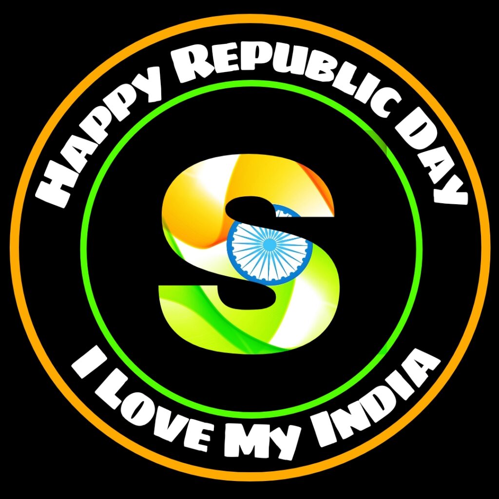 S Alphabet Republic Day Images