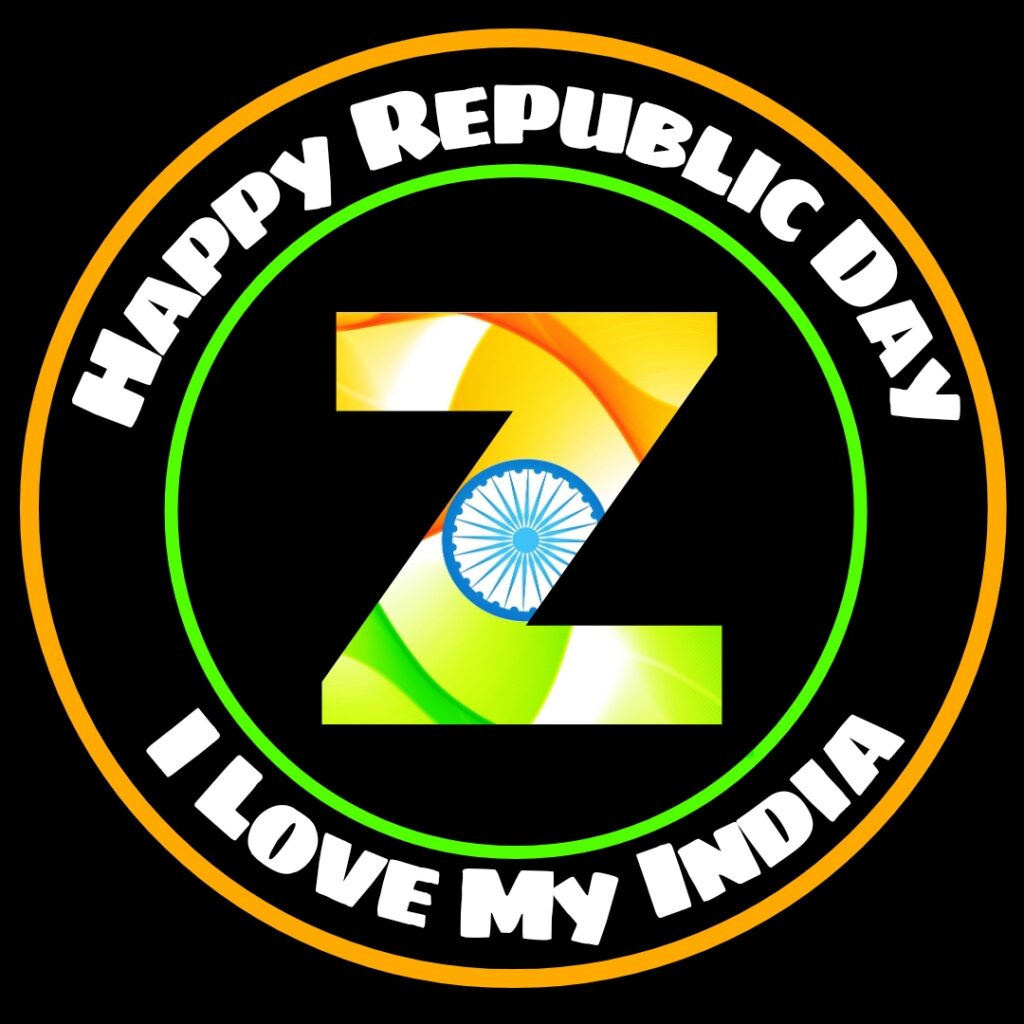 Z Alphabet Republic Day Images