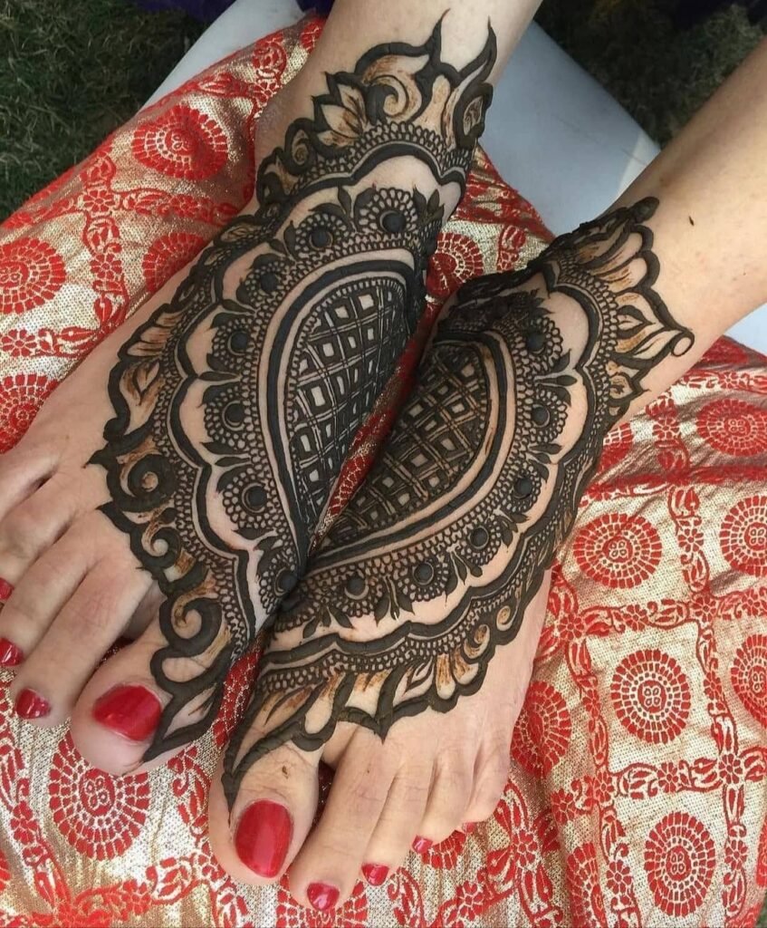 Foot Mehndi Design