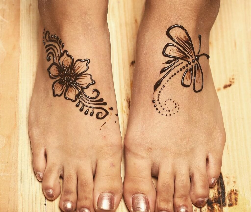 Foot Mehndi Design