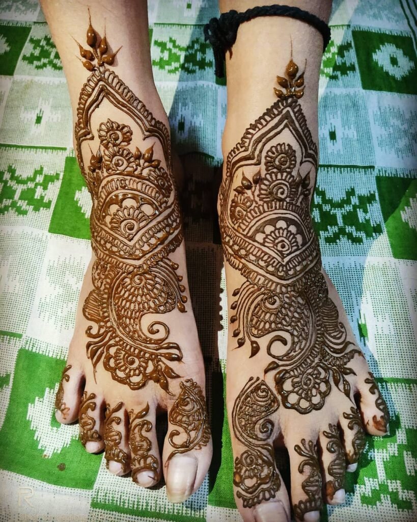 Foot Mehndi Design