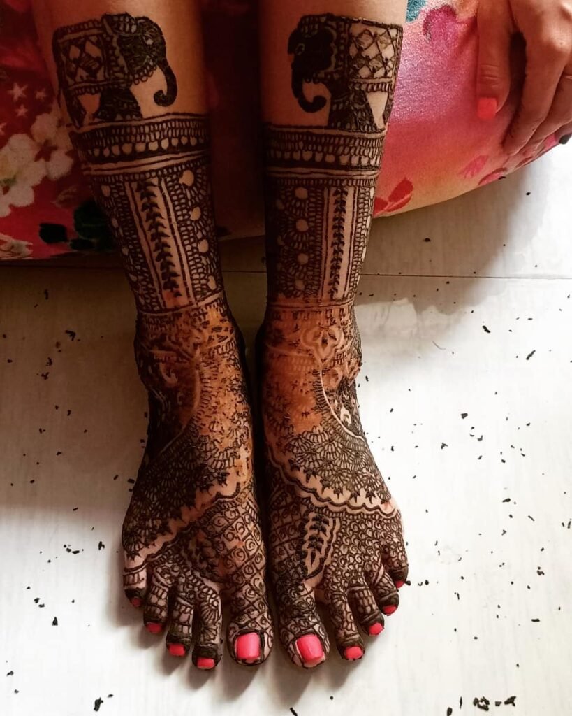 Foot Mehndi Design