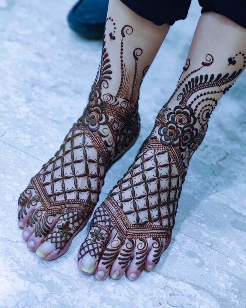 Foot Mehndi Design