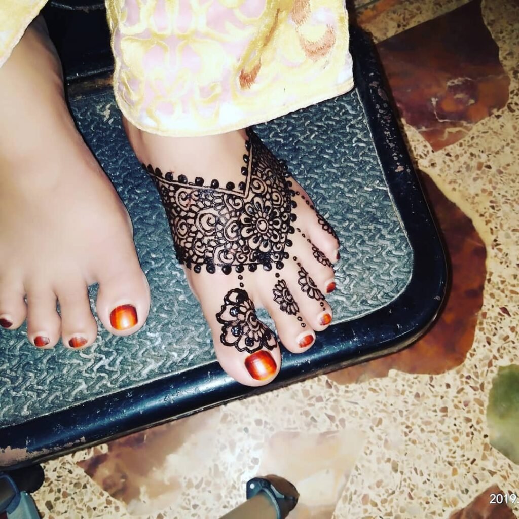 Foot Mehndi Design