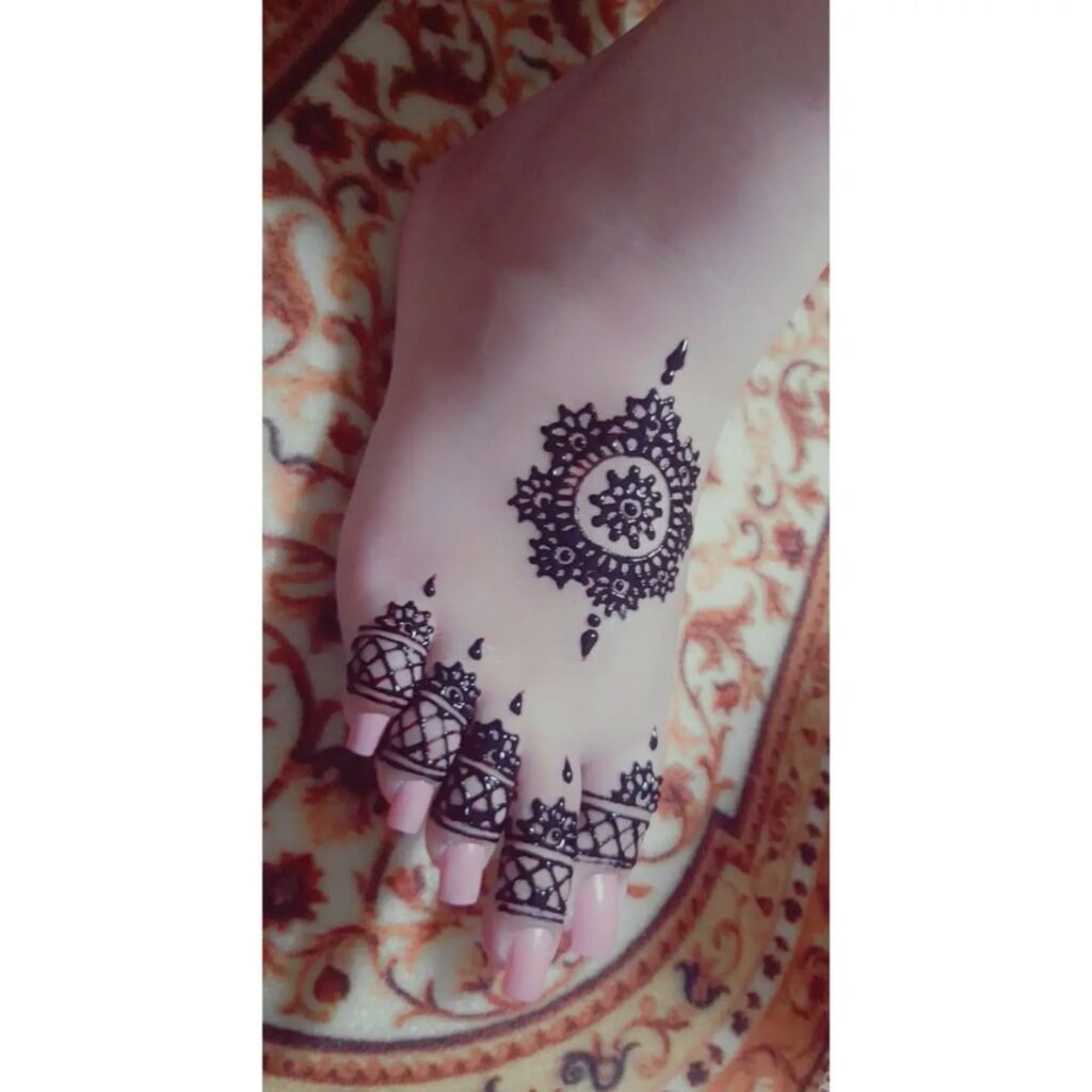 Foot Mehndi Design