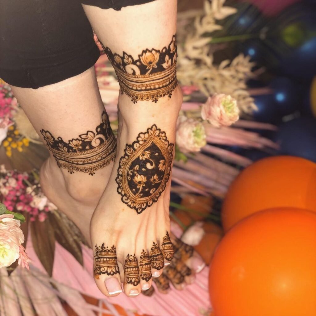 Foot Mehndi Design