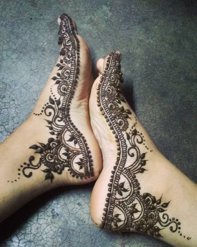 Foot Mehndi Design