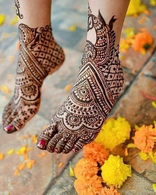 Foot Mehndi Design