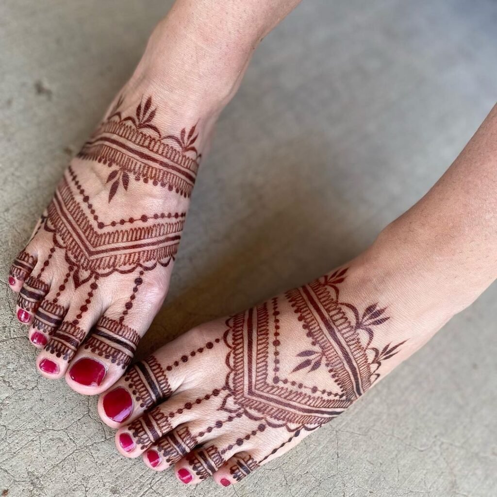 Foot Mehndi Design