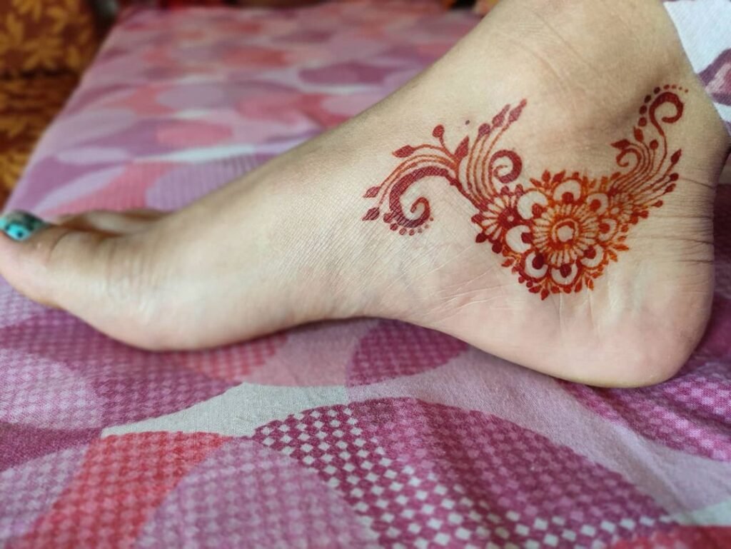 Foot Mehndi Design