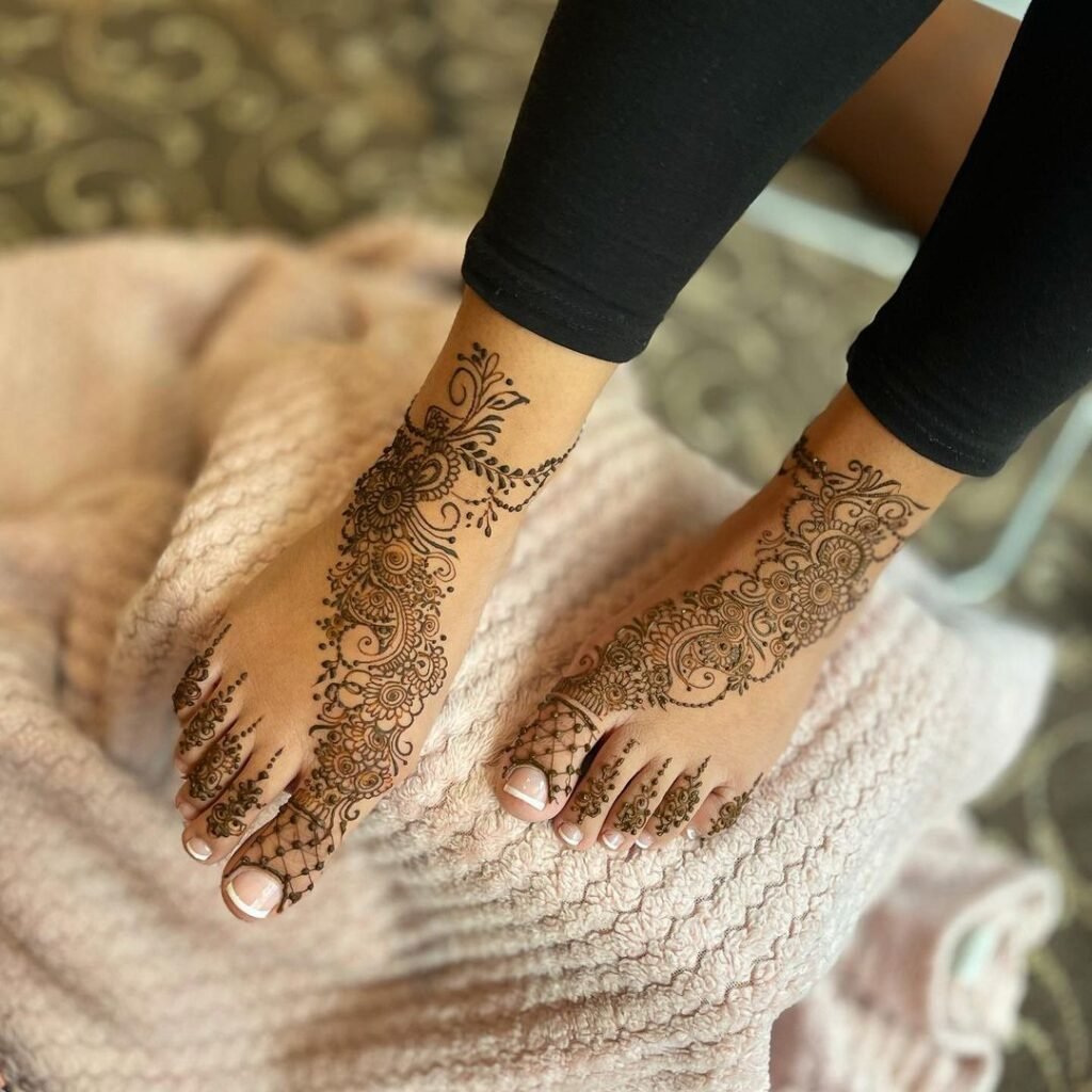 Foot Mehndi Design