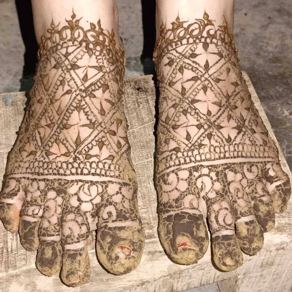 Foot Mehndi Design