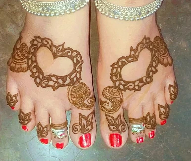 Foot Mehndi Design