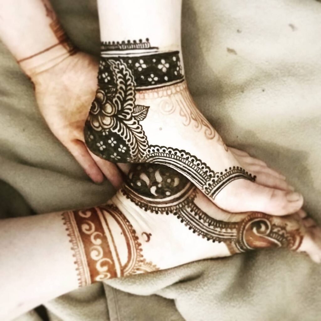 Foot Mehndi Design