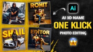 Viral 3D Name Wing Chair Photo Editing 1 Click Me 100% Real